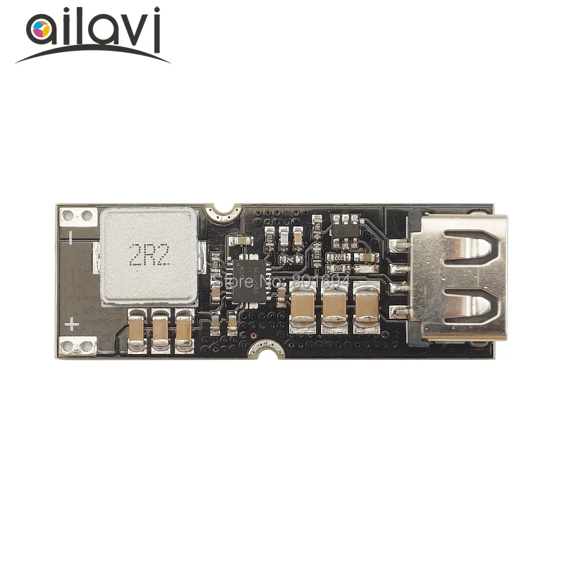 DC-DC Повышающий Модуль 3.2V3.7V4.2V до 5V9V12V Одиночная литиевая батарея повышающее напряжение USB QC2.0 QC3.0 FCP Быстрая зарядка конвертер
