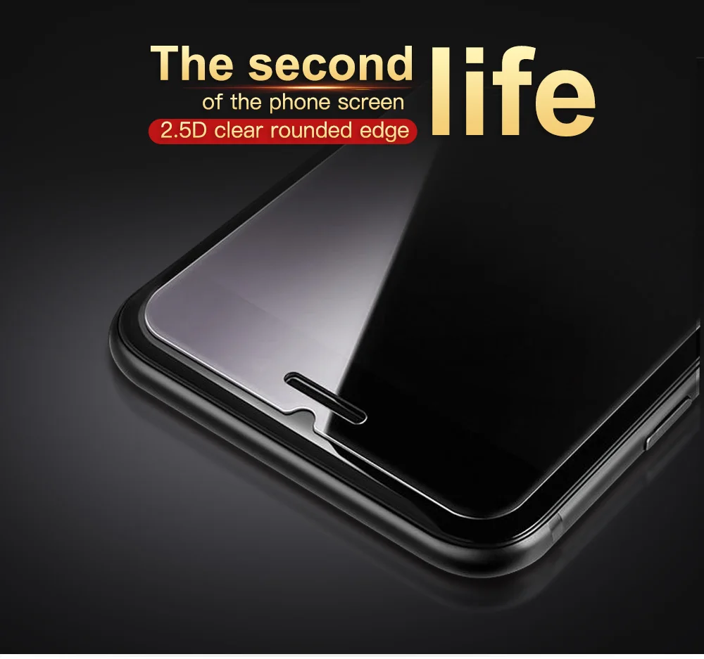 Закаленное стекло для iphone 7 6 стекло ЖК-экран протектор пленка защитное стекло на iphone 6S 8 7plus XR X XS Max клейкая наклейка