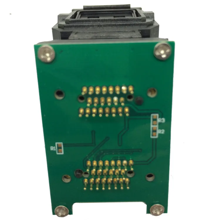 EMCP162 к DIP48 IC тестовое гнездо для BGA162 BGA186 тестирования размер чипа 12*16 мм