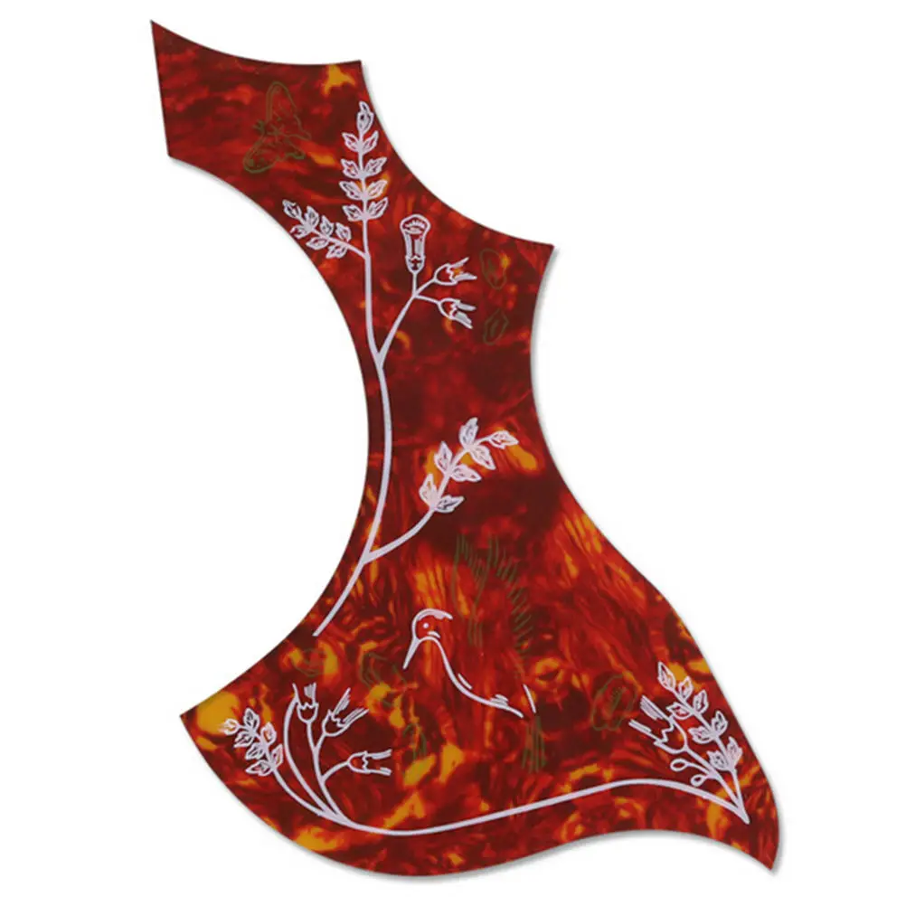 Bird Butterfly Julyhot Акустическая гитара pick guard pick Guard Dickquard самоклеющиеся целлюлоидные подходят для гитар размером 4" 41" 1 шт - Цвет: Bird Butterfly