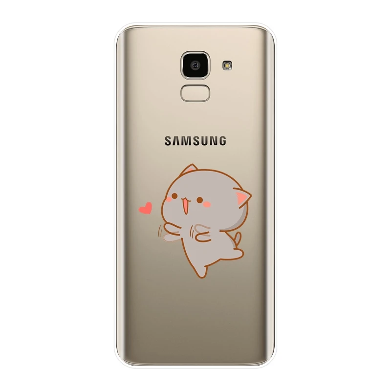 Силиконовый чехол для телефона Samsung Galaxy J4 J6 J8 Plus J2 J5 J7 Prime J3 2015 2016 2017 милый мягкий