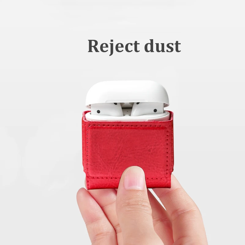 Чехол Suntaiho для Airpods аксессуары airpods коробка наушников apple чехол кожаный