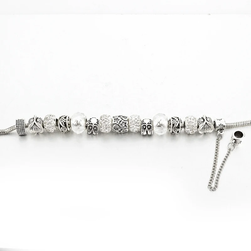 Привлекательный натуральный стиль жизни серебряные лампочки и браслеты