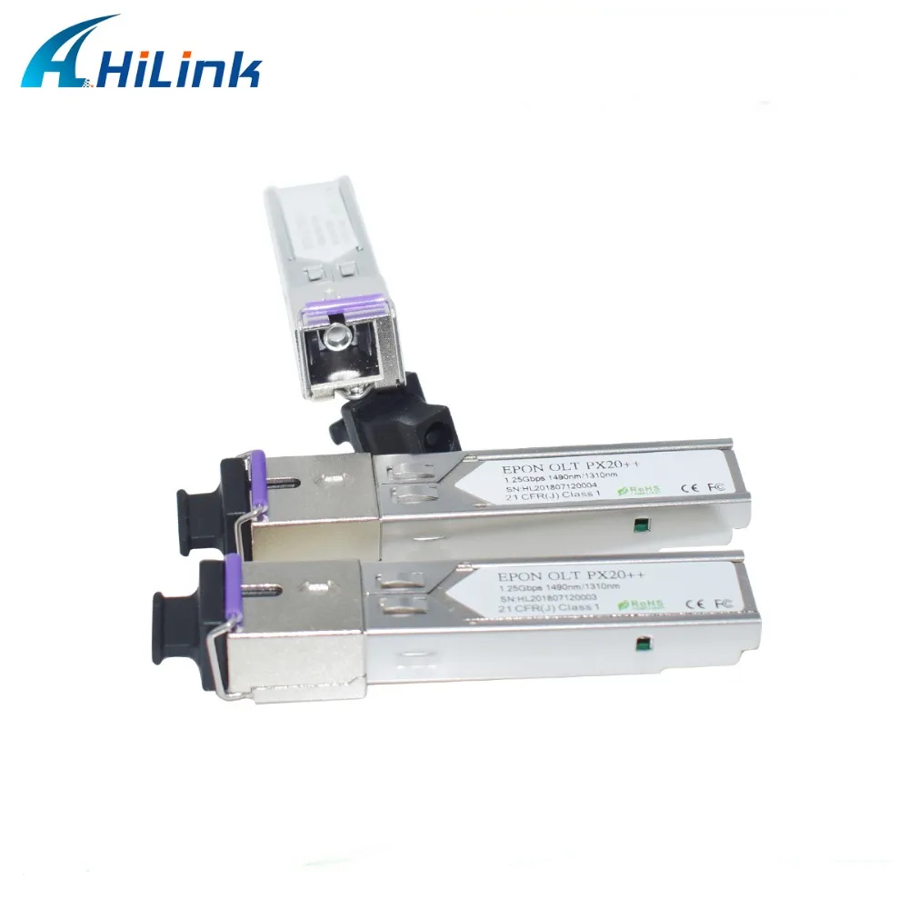EPON OLT PX20 ++ 20 км 4 6 дБ питание Tx1490/Rx1390 1 25 GGbps/1 Гбит/с SFP BiDi SC/UPC коммерческая