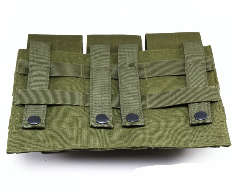 Airsoft Molle Тактический Molle тройной подсумок Зажим для ремня тройной M4 AR 5,56. 223 Mag сумки охотничий пистолет 3 сумки
