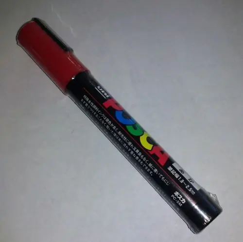 Новая ручка для маркировки пчеловодства queen bee цветная красная uni posca PC5M|posca pc5m|posca