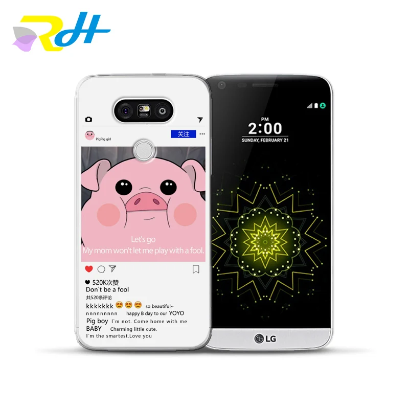 Чехол для LG G4 G5 G6 мягкий черный коричневый волосы розовое сердце Q6 Q8 чехол K4 K7 2017 X