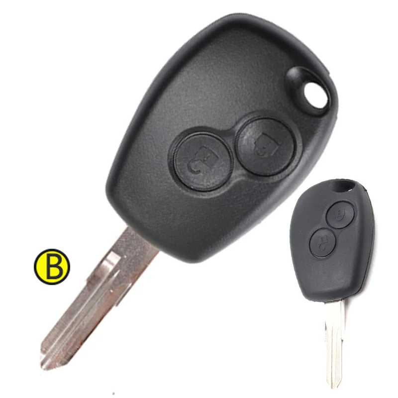 KEYECU для Renault Modus Twingo Duster Logan Sande Fluence Clio Kangoo 2 кнопки пульт дистанционного управления