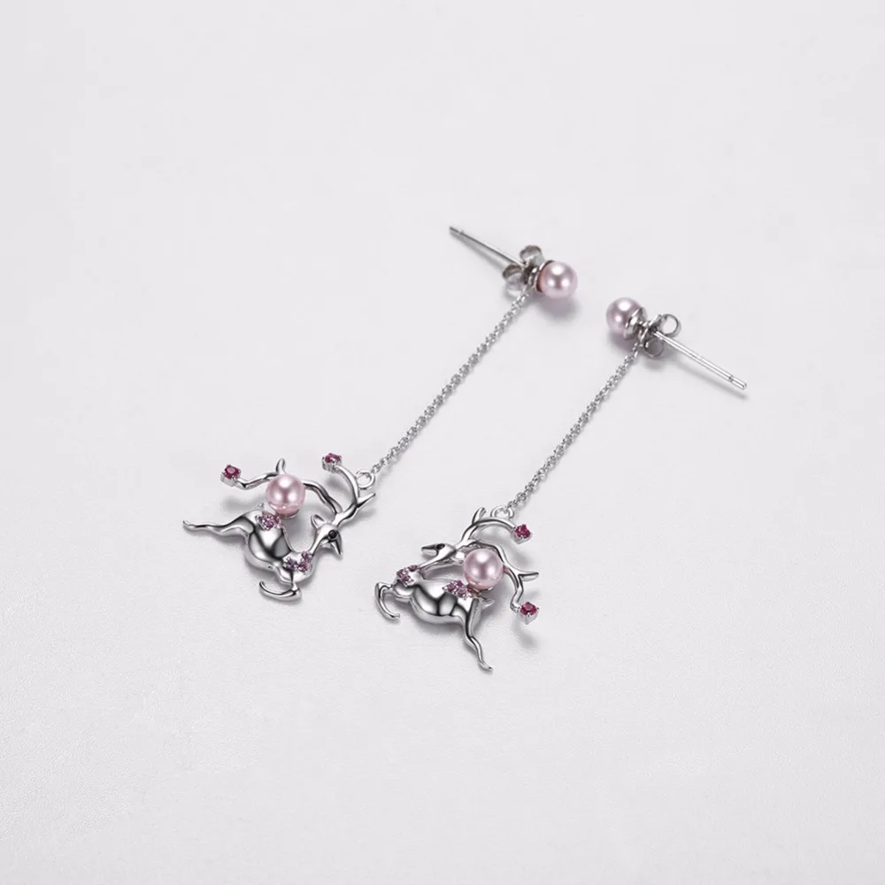 Серьги подвески женские из серебра 925 пробы с жемчугом|Серьги-подвески| |
