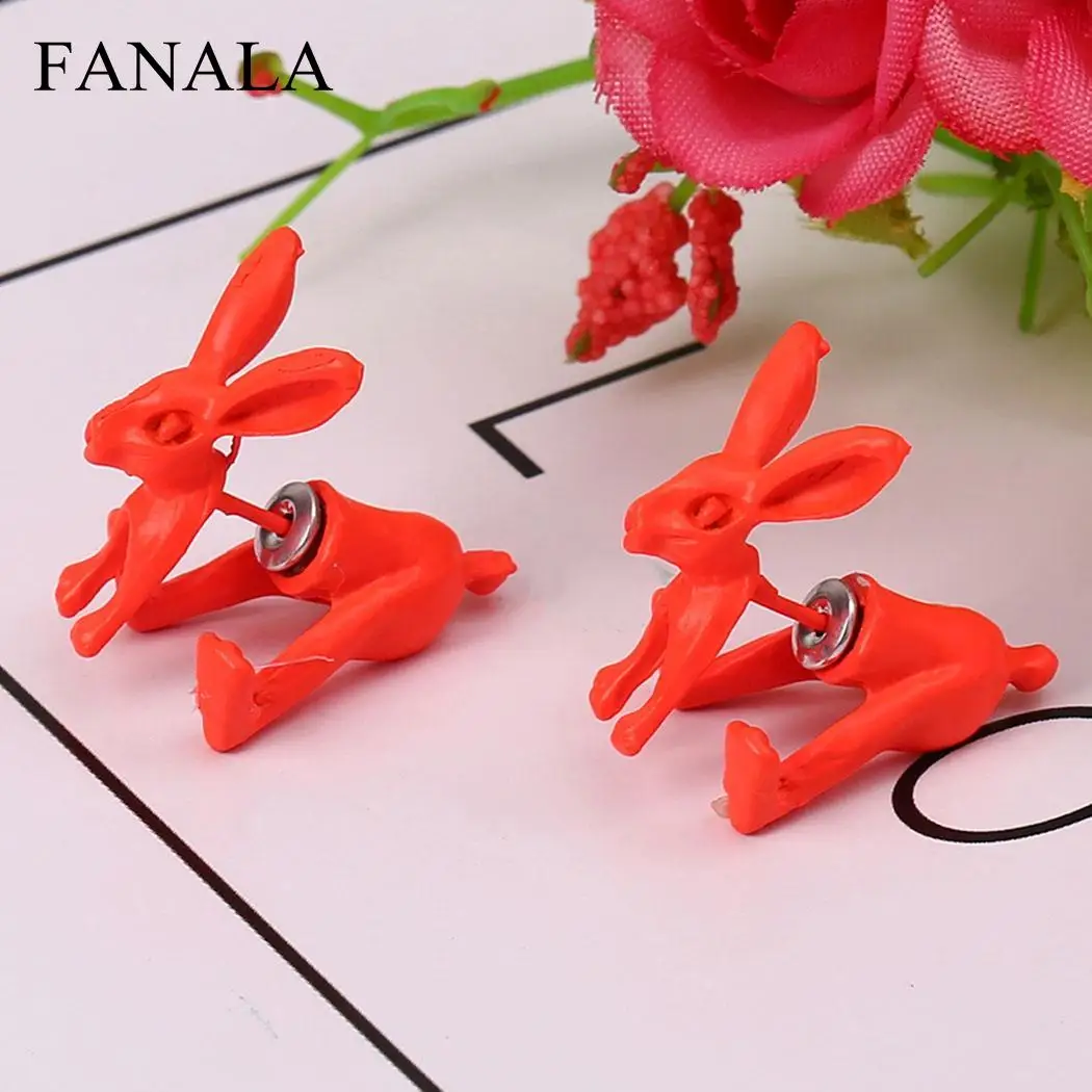 New Wedding Earrings Rabbit Women Gift Charm Fluorescent Shape Jewelry | Украшения и аксессуары
