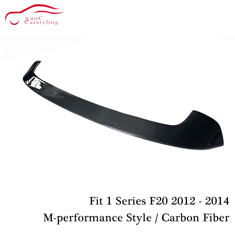 F20 M-performance Style задний спойлер из углеродного волокна для BMW 1 серии 2012-2014 5-дверный
