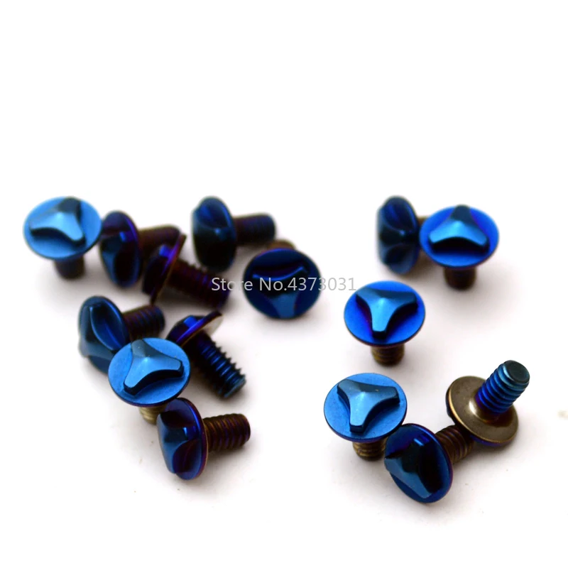 6 штук США MT-85 винт Титан CNC хвостовик ногтей заклепки жареный синий | Инструменты