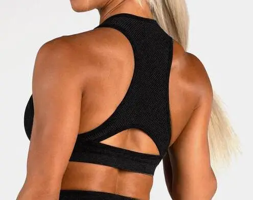 black bra Женские летние спортивные шорты, бесшовные шорты для йоги, высокая талия, пуш-ап, шорты для спортзала, женские шорты для бега, пляжные шорты, спортивная одежда для активного отдыха - Цвет: black bra
