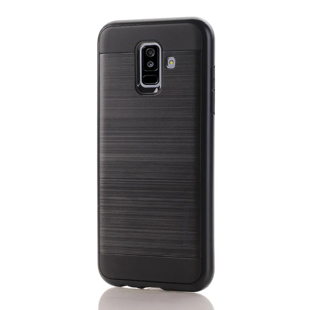 Противоударный пластиковый гибридный армированный чехол для Samsung Galaxy A6 A6plus 2018