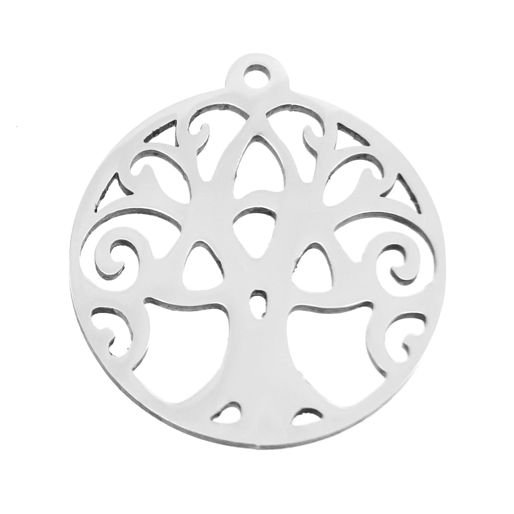 Оптовая продажа подвеска из нержавеющей стали для женщин блестящая зеркальная