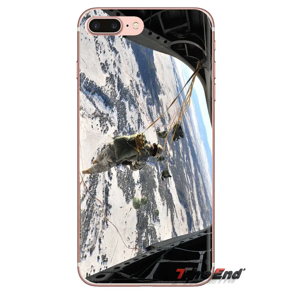 Для iPod Touch Apple iPhone 4 4S 5 5S SE 5C 6 6S 7 8 X XR XS Plus MAX прозрачные мягкие чехлы для парашютов |