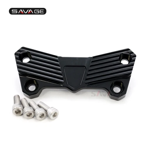 Black Зажимная крышка руля для KAWASAKI Z750 Z 750S 2005-2006 Z 750 2007-2009 Z 750R Z 1000 Z1000 аксессуары для мотоциклов крышка CNC - Цвет: Black