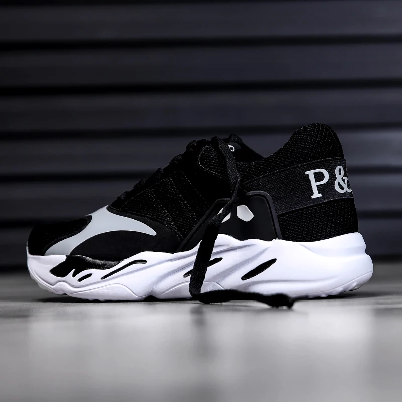 Горячая Распродажа спортивная обувь для мужчин на шнуровке Спортивные кроссовки