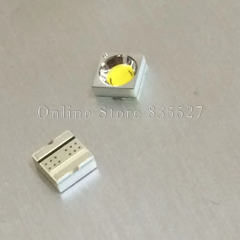 1000 шт./лот светильник вспышка 3030 белая керамика 3333 Серия 1 Вт 3 В 150 мА SMD
