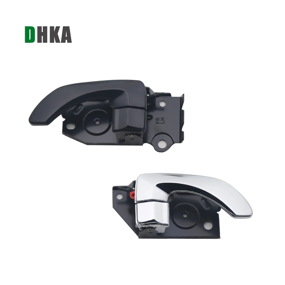 DHKA хромированная внутренняя ручка двери для HYUNDAI Santa Fe 01 06 2001 2002 2003 2004 2005 2006 OEM: FR:82620