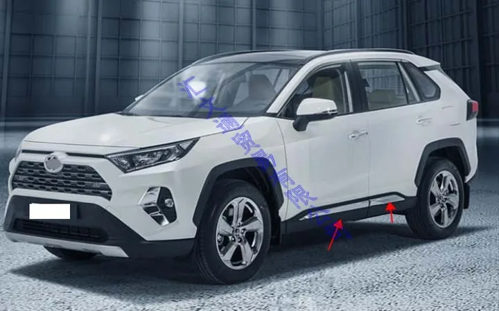 Декоративные аксессуары для TOYOTA Rav4 XA50 2019 2020 хромированный АБС-пластик боковая