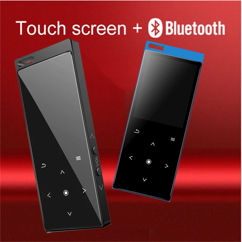 New MP3 Player with Bluetooth Built-in Speaker Touch Key Lossless HiFi Music FM Support SD Card UP To 128GB | Электроника