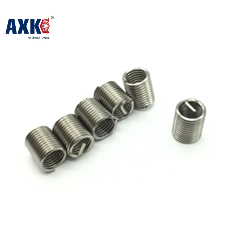 AXK 100 шт M3 * 0 5 2D проволочная вставка из нержавеющей стали m3 Винт Втулка Проволочная