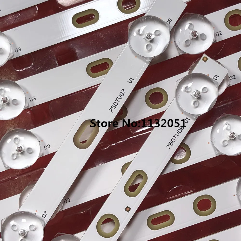 1 комплект = 28 шт для Так ny 75 &quotKDL-75W850C светодиодный Подсветка полосы 750TV07 V1