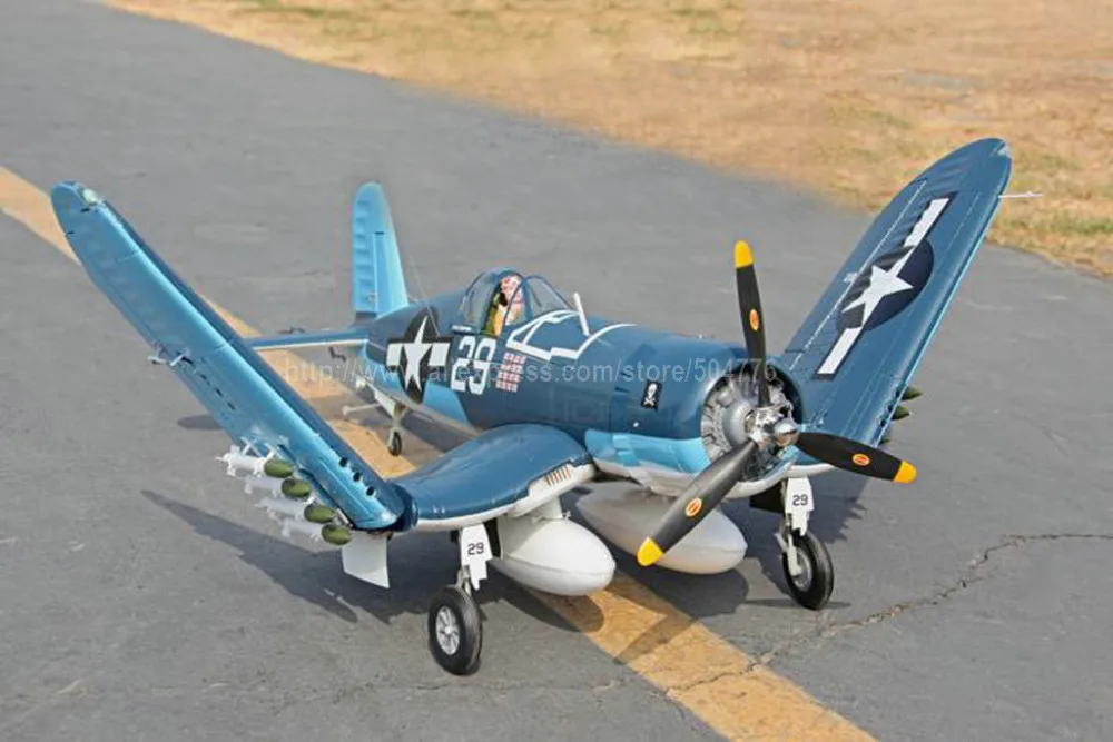 Версия PNP F4U Corsair размах крыльев на радиоуправлении 1200 мм со складным крыльем и