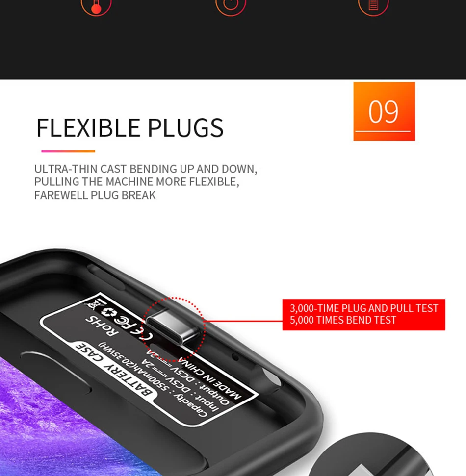 Чехол-аккумулятор для samsung Galaxy S9 S8 Plus, аккумулятор, Беспроводная зарядка, внешний аккумулятор, чехол, внешний аккумулятор для samsung Note 8, Note 9