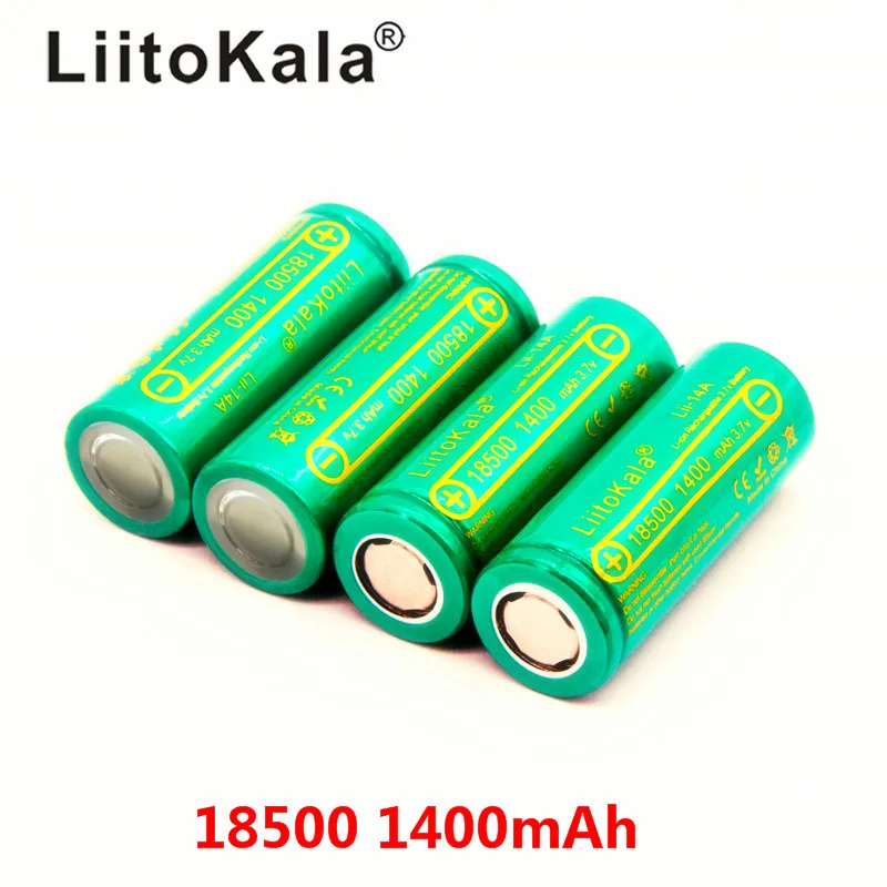Аккумулятор LiitoKala Lii-14A 18500 1400 литий-ионный 3 7 в | Электроника