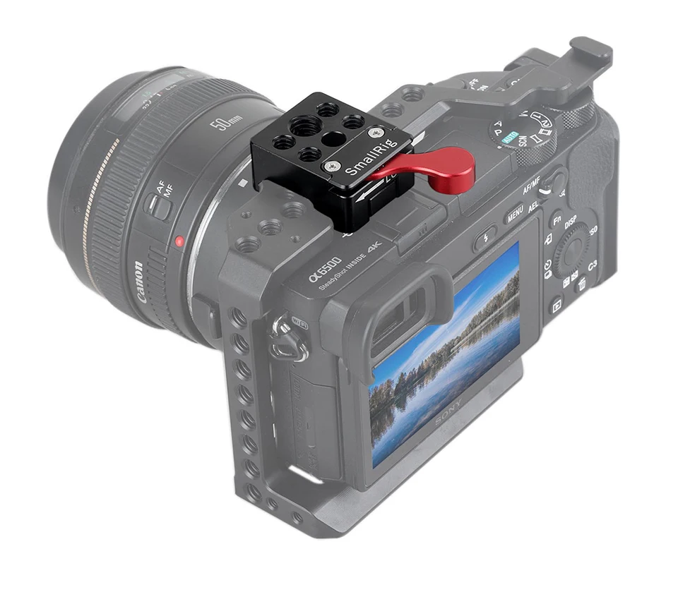 SmallRig DSLR камера Quick Release адаптер Nato зажим с 1/4 1/8 резьбой отверстия для фонарика микрофона Поддержка 1885