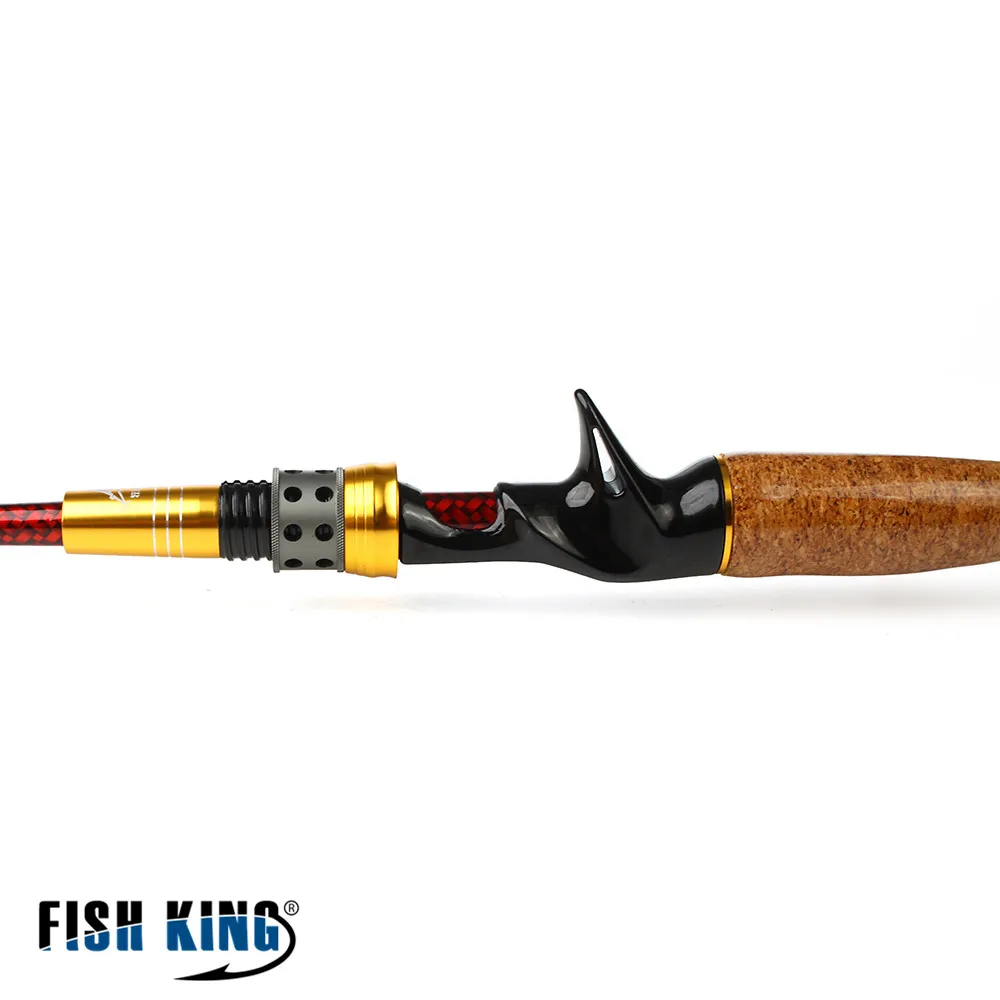 FISH KING карбоновая жесткая рыболовная удочка для приманки брендовая супер 2 1 М/2 4 м