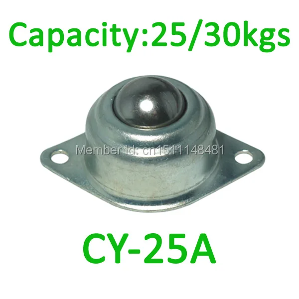 

Free Shipping CY-25A Ball transfer unit,25kgs / 30kgs loading capacity,CY25A flange ball unit bearing