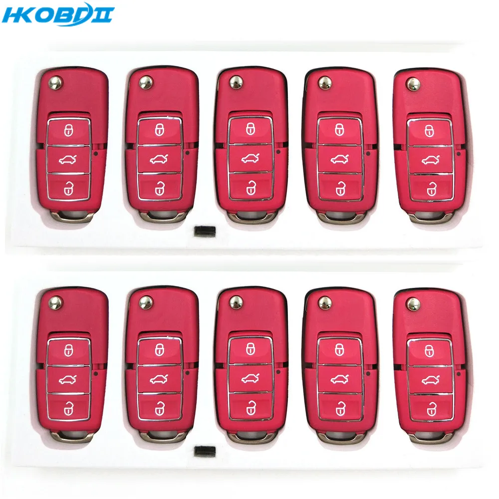 HKOBDII KEYDIY оригинальный KD B01 3 розовый 1 кнопки серии B универсиальный пульт для KD900/KD