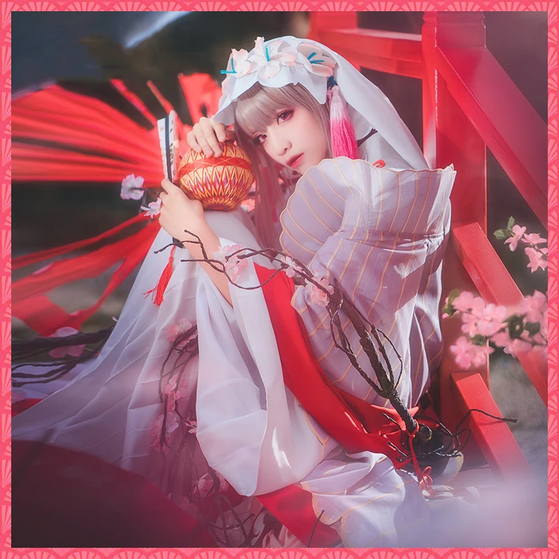 [Склад в мае] Аниме! Onmyoji Sakura Ying Huayao новая кожа zaoyinghu ajian великолепное кимоно