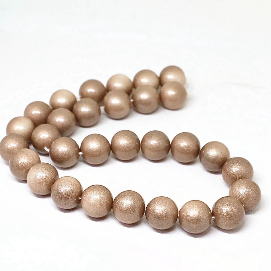 Модные Винтажные женские украшения сделай сам круглые стеклянные россыпью цвета