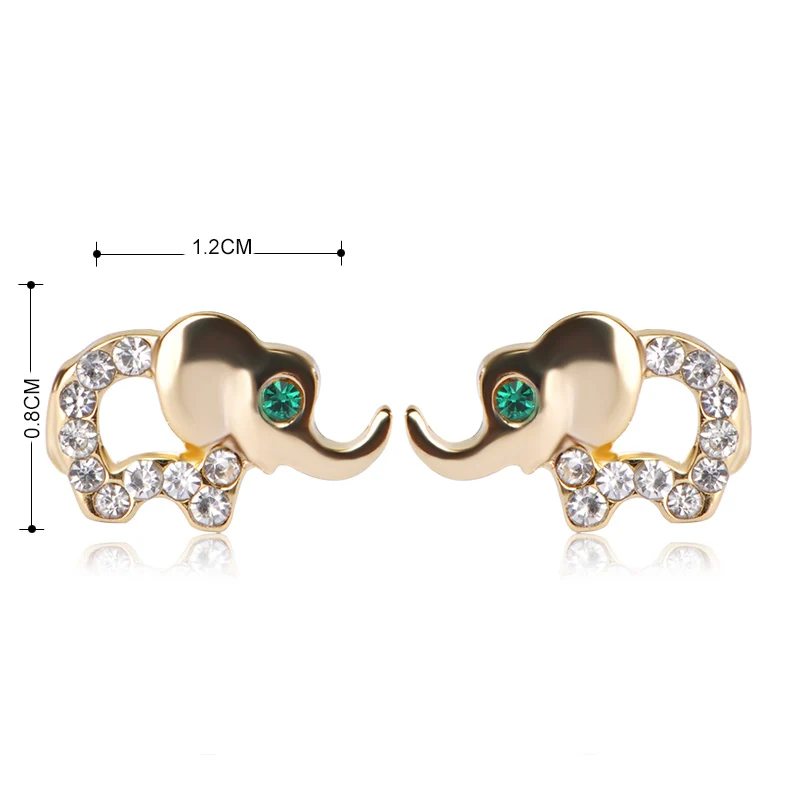 Детские серьги Blucome маленькие с австрийским кристаллом украшение в Корейском