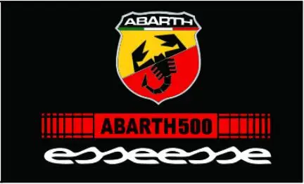 

Автомобильный флаг Fiat Abarth Banner 3ftx5ft 100% полиэстер 025