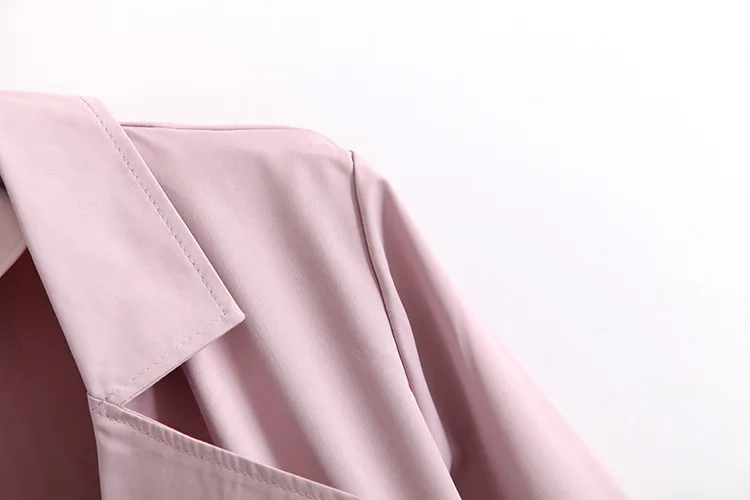 4 XL размера плюс женский плащ верхняя одежда Розовый Черный Серый Повседневный Свободный Длинный плащ KKFY1039