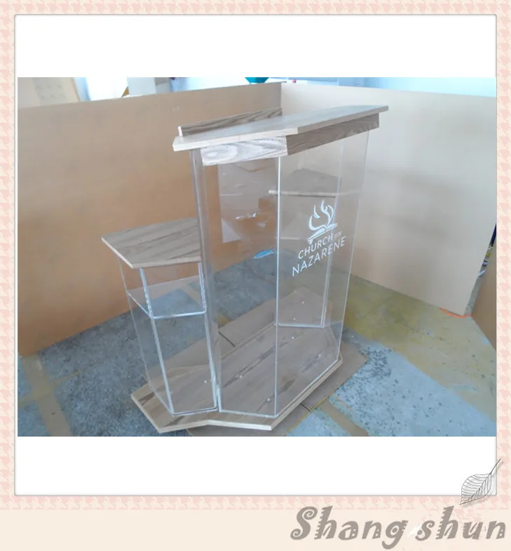 Высокое качество заказной аналой для Церковного Амвона/акрил церковь Аналой |