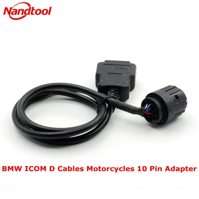 Диагностический кабель OBD2 для мотоциклов и 10-контактный адаптер 10Pin 16pin OBDII
