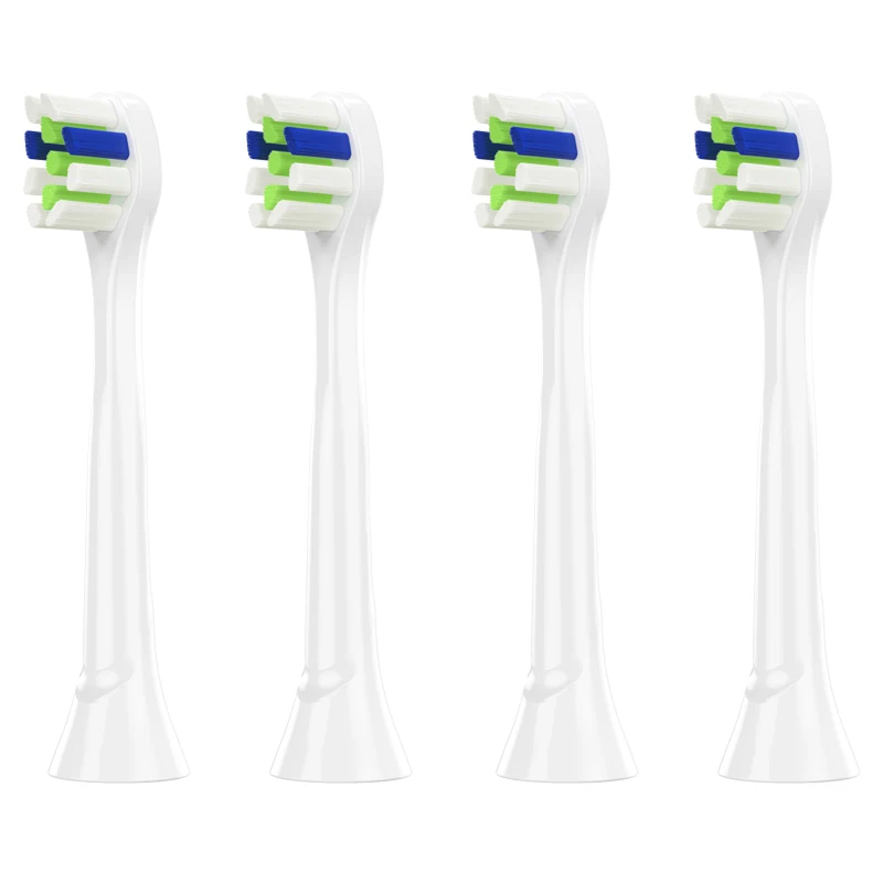 4 шт сменные насадки для Philips Sonicare Compact DiamondClean белые HX6072 H6063 электрические зубные щетки