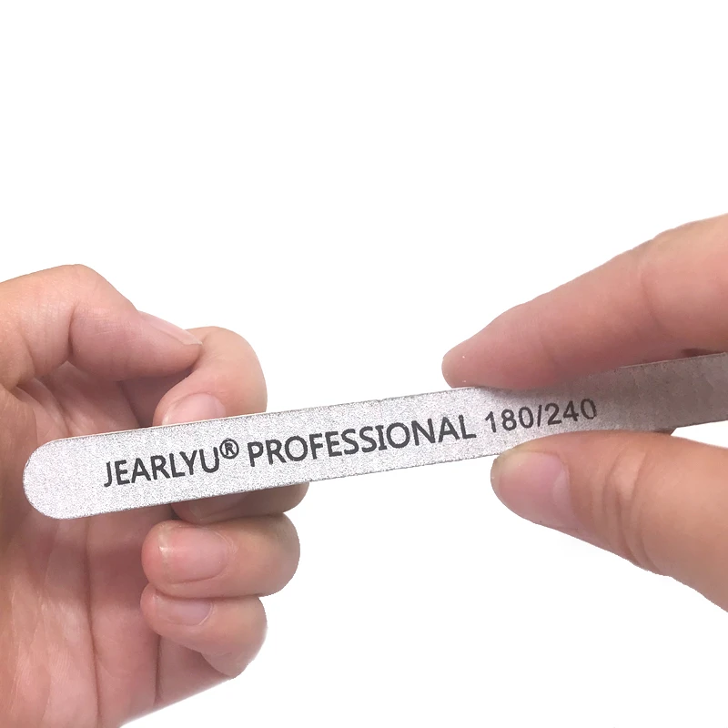 50 шт. пилки для ногтей двухсторонние деревянные буферные шлифовальные 180/240