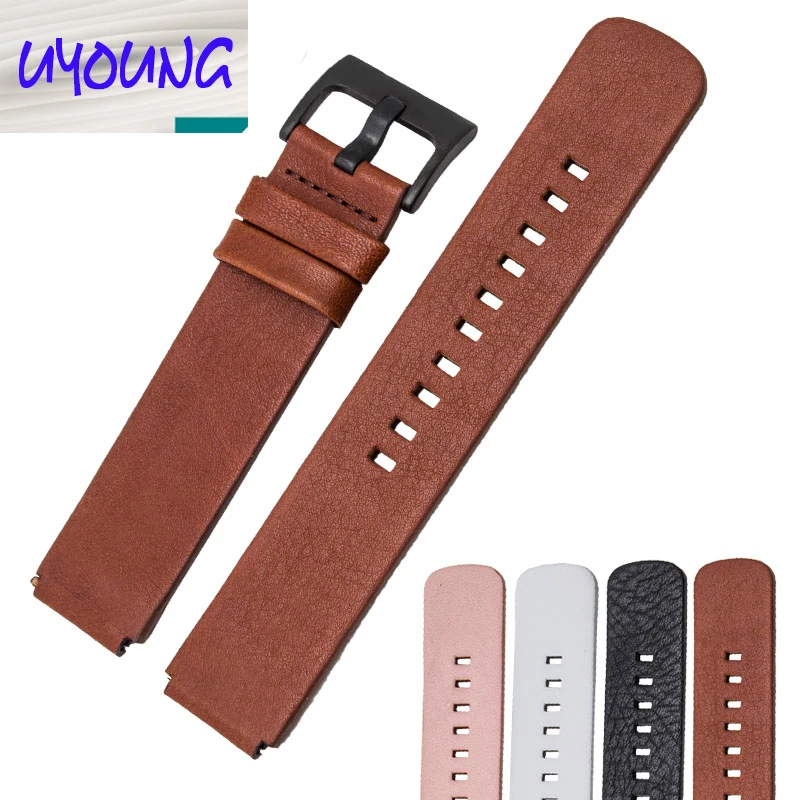Мягкой телячьей кожи кожаный ремешок для Huawei Watch Smart 22*18 мм обувь мужчин и женщин