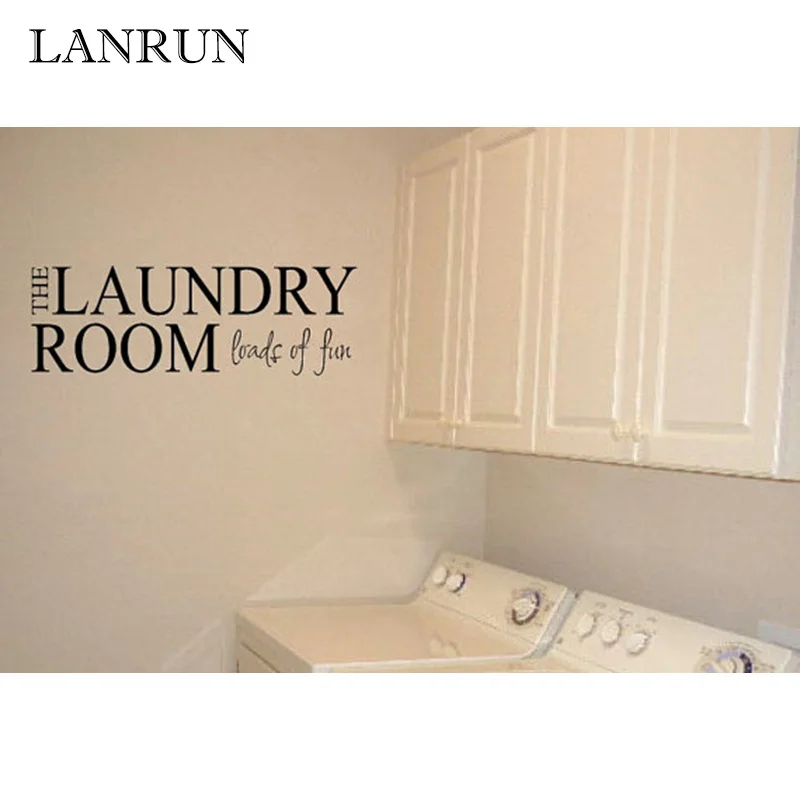 Декоративные настенные наклейки LANRUN5509 с алфавитом для стиральной машины | Дом и