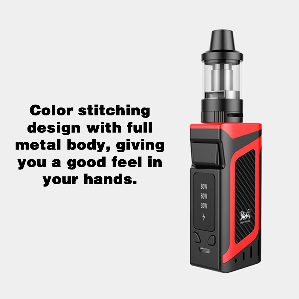 DOTENT VK Vape комплект Электронная сигарета 80 Вт стартовый 2000 мАч батарея мод 510