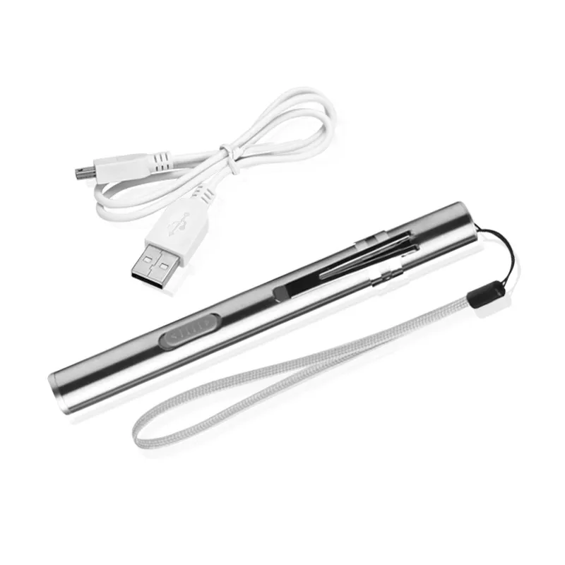 USB Перезаряжаемый светодиодный фонарик высокое качество мощный мини в форме Луны