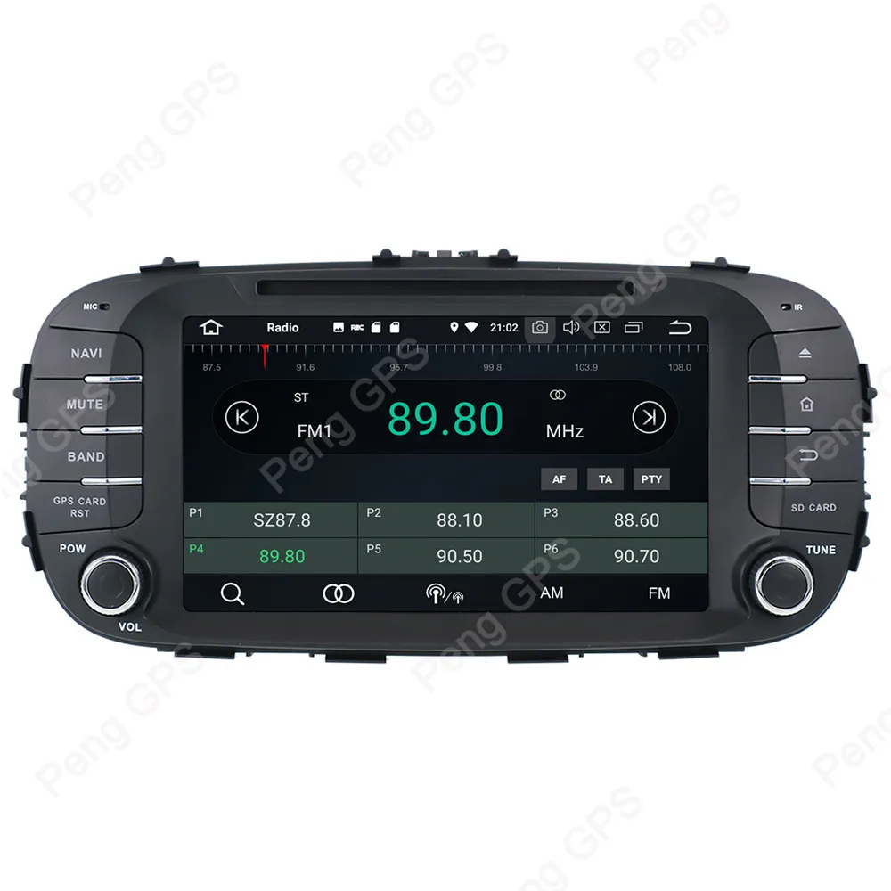 Автомагнитола 2 Din с восьмиядерным процессором DVD-проигрывателем Android 8 0