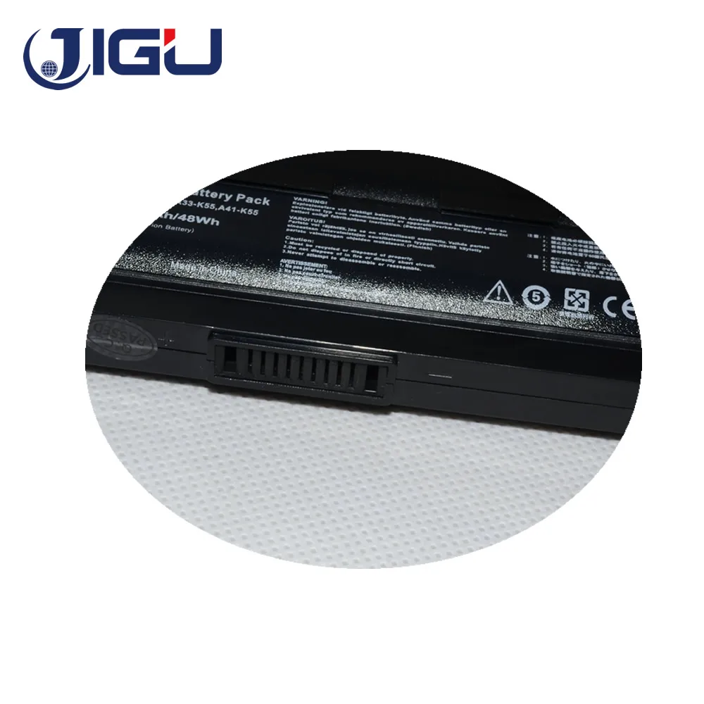 JIGU 6 ячеек A32 K55 A33 A41 Аккумулятор для ноутбука ASUS A45 K45 K55A K55DE K55DR K55N K55VD K75 K75A